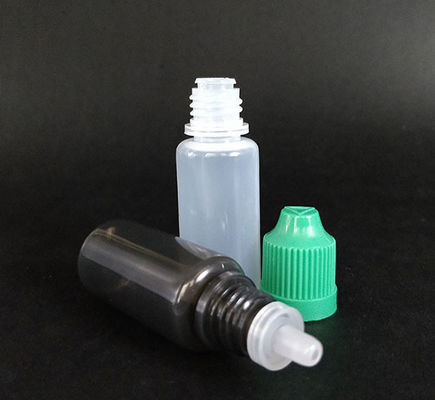 স্বচ্ছ পিইটি রাউন্ড ই তরল বোতল ধ্রুবক vaping কর্মক্ষমতা জন্য