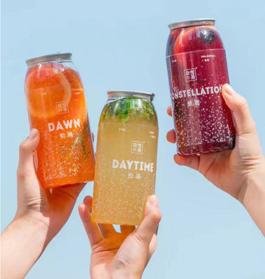 সেরা দাম প্লাস্টিকের পানীয় ক্যান প্লাস্টিকের সোডা ক্যান ঢাকনা সহ কোলা প্লাস্টিকের ক্যান প্রচার সহ