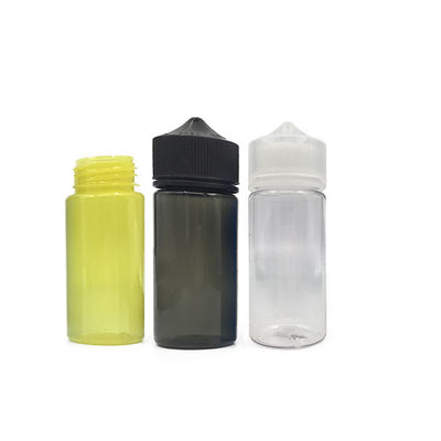 ১০০ মিলি ই-লিকুইড বোতল স্ক্রু ক্যাপ এবং ১৮মিমি নেক সাইজ সহ