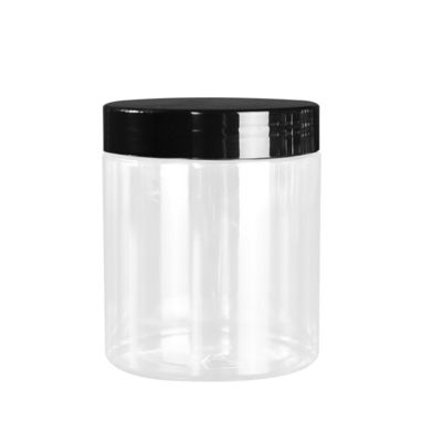 স্বচ্ছ প্লাস্টিকের প্রসাধনী জার ক্ষমতা 10ml 15ml 30ml 60ml 80ml 100ml 120ml 150ml হালকা ওজনের