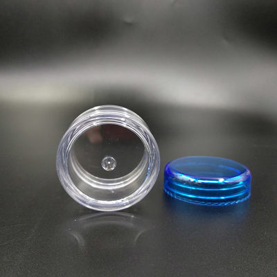 স্বচ্ছ কাস্টমাইজড প্লাস্টিক কসমেটিক জার, মসৃণ সারফেস পারফরম্যান্স সহ