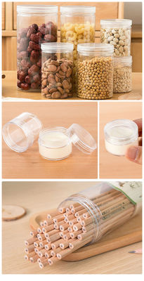 Plastic Containers Jar with Lid Durable and Versatile Storage Solution