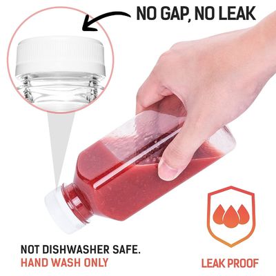 ট্রেন্ডি ডিজাইন পুনরায় ব্যবহারযোগ্য জুস বোতল জুসের জন্য বোতল আকৃতির বায়োডিগ্রেডেবল ফলের জুস বোতল, কারখানার মূল্যে