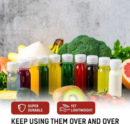 বিপিএ মুক্ত বর্গাকার বোতল জুস স্ক্রু ক্যাপ বোতল যা ফ্লেভার জুস এবং লিক প্রুফ প্লাস্টিক ফলের জুস বোতল ইকো ফ্রেন্ডলি