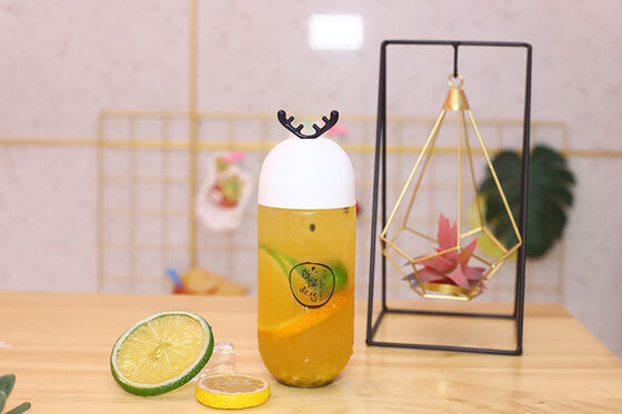 চা প্যাকেজিংয়ের জন্য উপযুক্ত মাঝারি আকারের লিক-প্রুফ মিল্ক টি বোতল, যা লিক-প্রতিরোধী এবং সুরক্ষিত কন্টেইনার নিশ্চিত করে