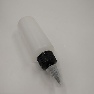 মসৃণ পৃষ্ঠ এবং স্ক্রু ক্যাপ সিলিং টাইপ দিয়ে ডিজাইন করা গ্লাস প্লাস্টিকের ড্রপার বোতল যা তরল ফুটো হওয়া থেকে রক্ষা করে