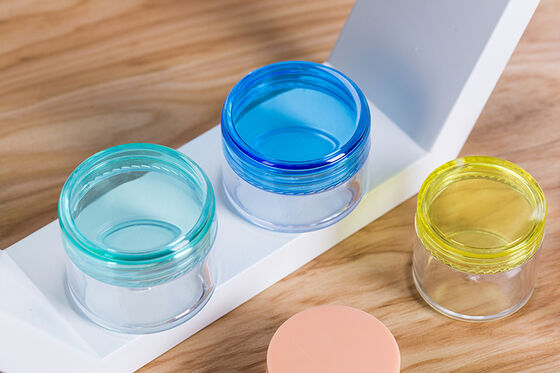 কাস্টমাইজেশন প্রিন্টিং প্লাস্টিক জার কন্টেইনার ওয়াইড মাউথ এয়ারটাইট জার মশলা, ভেষজ, ক্রিম এবং পাউডার সংরক্ষণের জন্য আদর্শ