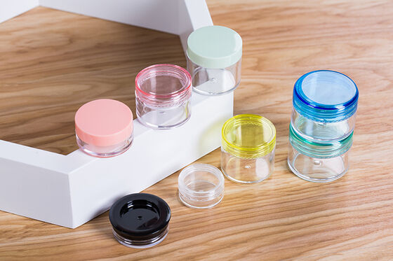 কাস্টমাইজেশন প্রিন্টিং প্লাস্টিক জার কন্টেইনার ওয়াইড মাউথ এয়ারটাইট জার মশলা, ভেষজ, ক্রিম এবং পাউডার সংরক্ষণের জন্য আদর্শ