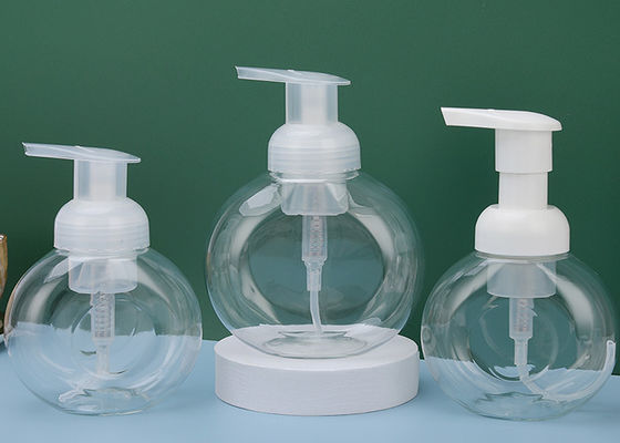 লোগো মুদ্রিত ফোম পাম্প বোতল সাদা ম্যাট পৃষ্ঠের হ্যান্ডিং প্যাকেজিং তরল সাবান স্যানিটাইজার এবং ফোমিং হ্যান্ড ক্লিনজার জন্য