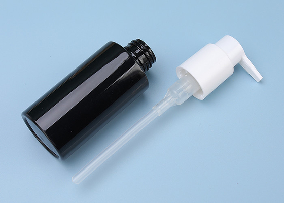 PETG প্লাস্টিক লোশন বোতল 100ml কালো PET বোতল BPA সীসা বিনামূল্যে