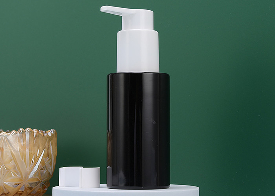 PETG প্লাস্টিক লোশন বোতল 100ml কালো PET বোতল BPA সীসা বিনামূল্যে