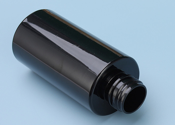 PETG প্লাস্টিক লোশন বোতল 100ml কালো PET বোতল BPA সীসা বিনামূল্যে