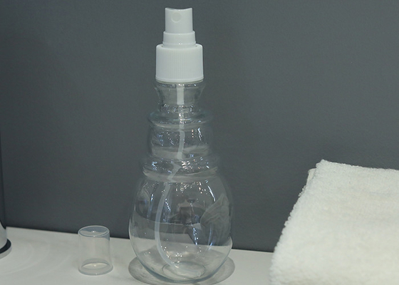 PP ক্যাপ 200ml PET প্লাস্টিক স্প্রে বোতল স্ক্রিন প্রিন্টিং