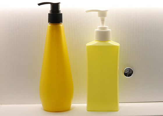হলুদ খালি 250ml তরল PET বোতল 250ml স্ক্রীন প্রিন্টিং ISO9001