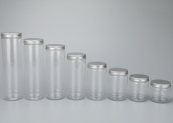 65mm প্লাস্টিক জার পাত্রে স্বচ্ছ PET ওয়াইড মাউথ জার ODM