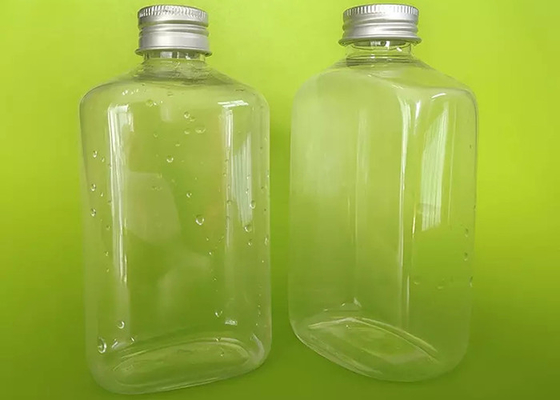ফুটো প্রুফ দুধ চায়ের বোতল 350ml 250ml প্লাস্টিকের জুসের বোতল