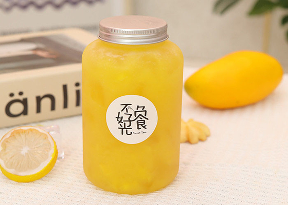 দুধ চা 350ML 500ML এর জন্য প্লাস্টিকের পুনঃব্যবহারযোগ্য জুস বোতল