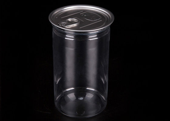 Own Brand Plastic Spice Containers Food Can with Easy Open Aluminum pop Lid Seal Pet Container with Latest Models