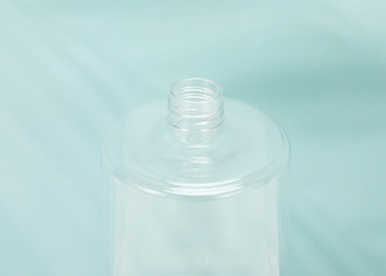 কসমেটিক PET খালি 500ml পাম্প বোতল 16oz প্লাস্টিক চকচকে নলাকার