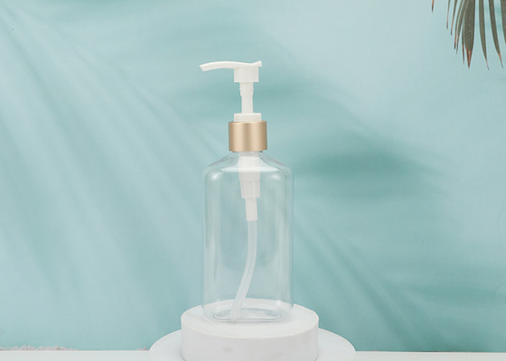 পিইটি প্লাস্টিকের হাত ধোয়ার জন্য 350ml খালি পাম্প শ্যাম্পুর বোতল