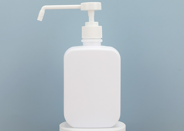 অ্যালকোহল হাত ধোয়ার জন্য 500ml খালি রিফিলযোগ্য হ্যান্ড স্যানিটাইজার সাবান বোতল লম্বা অগ্রভাগ