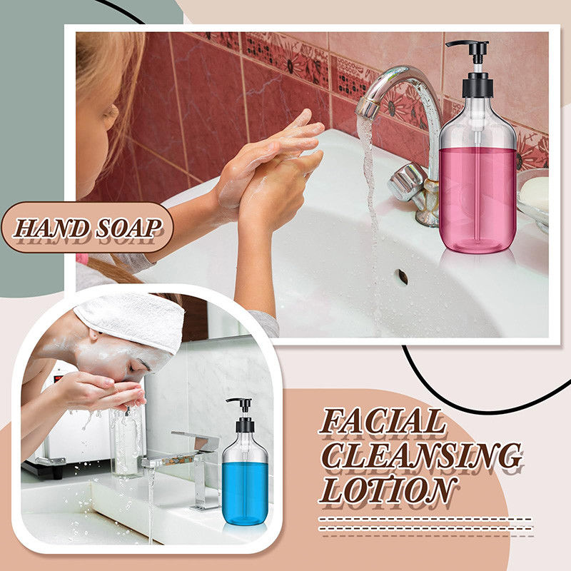 120 মিলি 250 মিলি 300 মিলি 500 মিলি প্লাস্টিকের লোশন বোতলগুলি ত্বকের যত্নের পণ্যগুলির জন্য ফ্লিপ টপ বন্ধক এবং টেকসই পিএমএমএ প্লাস্টিকের জাতের বৈশিষ্ট্যযুক্ত