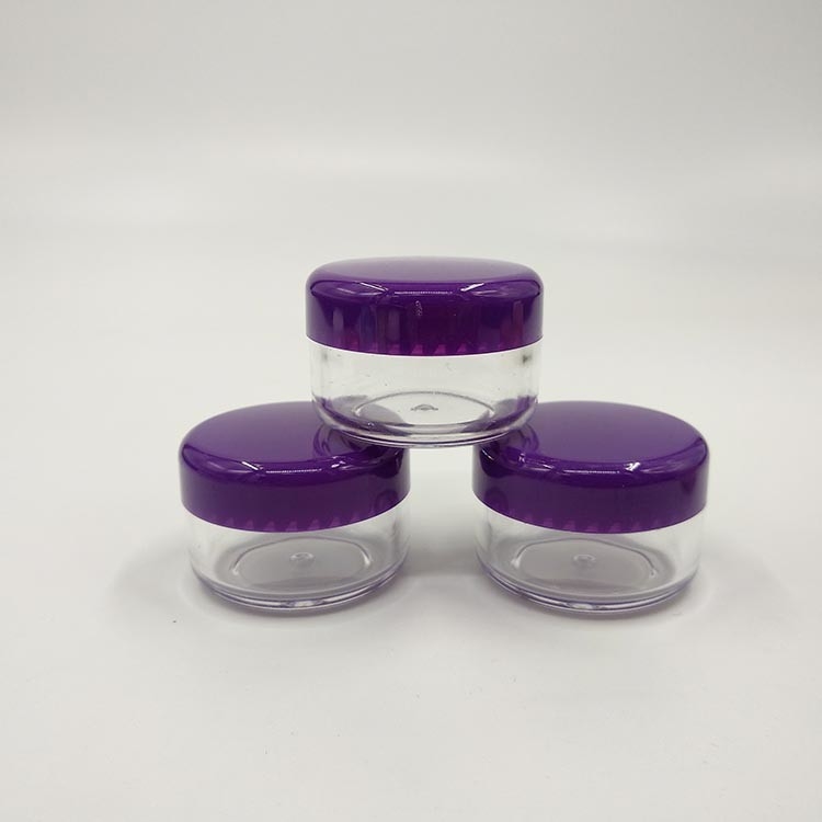 প্লাস্টিকের কসমেটিক জার 10ml 15ml 30ml 60ml 80ml 100ml 120ml 150ml ত্বকের যত্ন এবং সৌন্দর্য পণ্য জন্য আদর্শ