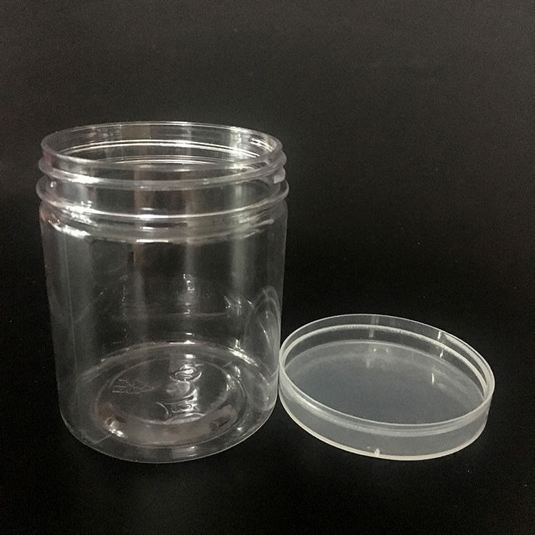 Discount Offers Wide Mouth Plastic Jars Good Thickness Plastic Jar clear Bottle with Lids for Food with Professional Service