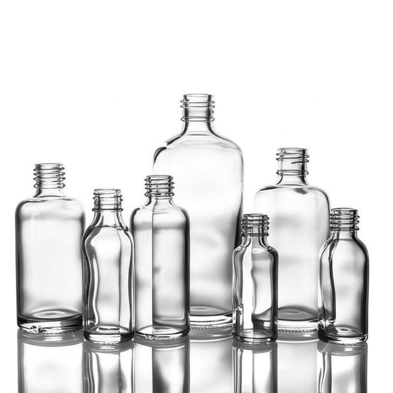 সিরাম লস এবং অন্যান্য তরল ফর্মুলেশন রাখার জন্য ডিজাইন করা তরল জন্য 10ml 15ml 30ml 40ml 60ml 80ml 100ml স্বচ্ছ ছোট বোতল