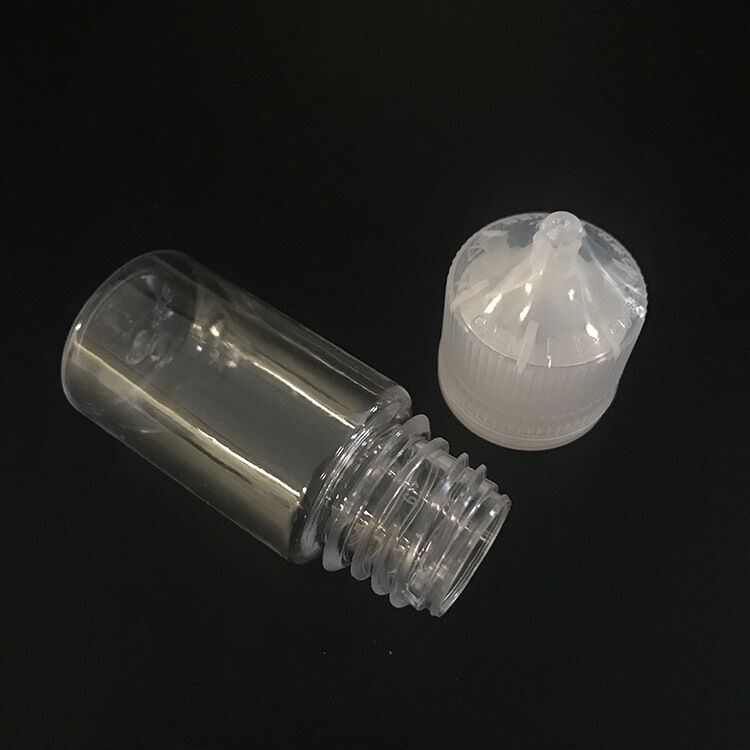 10ml 15ml 30ml 40ml 60ml 80ml 100ml ক্ষমতা সম্পন্ন চাইল্ডপ্রুফ নেক টাইপ ই লিকুইড বোতল, ই-জুস প্যাকেজিং এবং সিলিংয়ের জন্য উপযুক্ত