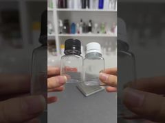 স্বচ্ছ প্লাস্টিকের পানীয় পানীয় বোতল ক্যাপ সহ দুধ চা রস ধারক