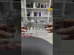 শস্য ও বাদাম সংরক্ষণের জন্য অ্যালুমিনিয়াম ঢাকনা সহ খালি স্টোরেজ বোতল জার কন্টেইনার