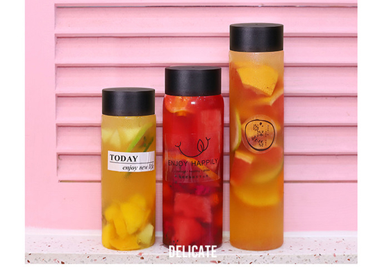 500ml 550ml 600ml রাউন্ড জুস দুধ চায়ের বোতল OEM ODM OBM