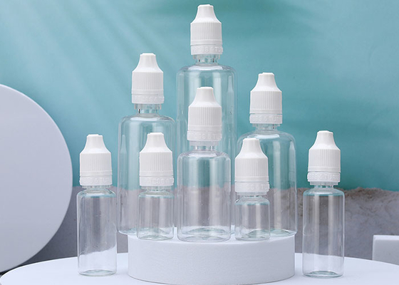 30ml 40ml 50ml E লিকুইড প্লাস্টিকের খালি আই ড্রপ বোতল সহ চাইল্ডপ্রুফ ক্যাপ